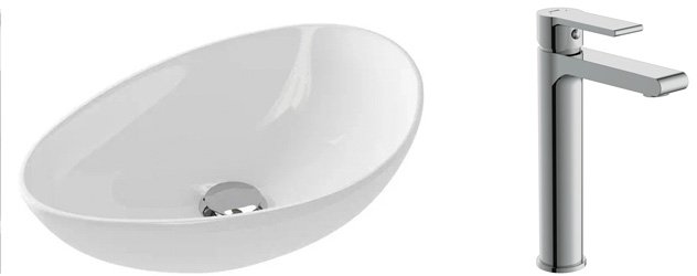 

Умывальник Cersanit Moduo 55 Leaf 63571 + 63024
