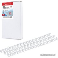 Металлическая пружина для переплета BRAUBERG A4 6.4 мм 100 шт 530822 (белый)