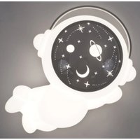 Припотолочная люстра Estares Kids Astronaut 70W A-ON/OFF-520x360x200-SILVER/WHITE-220-IP20
