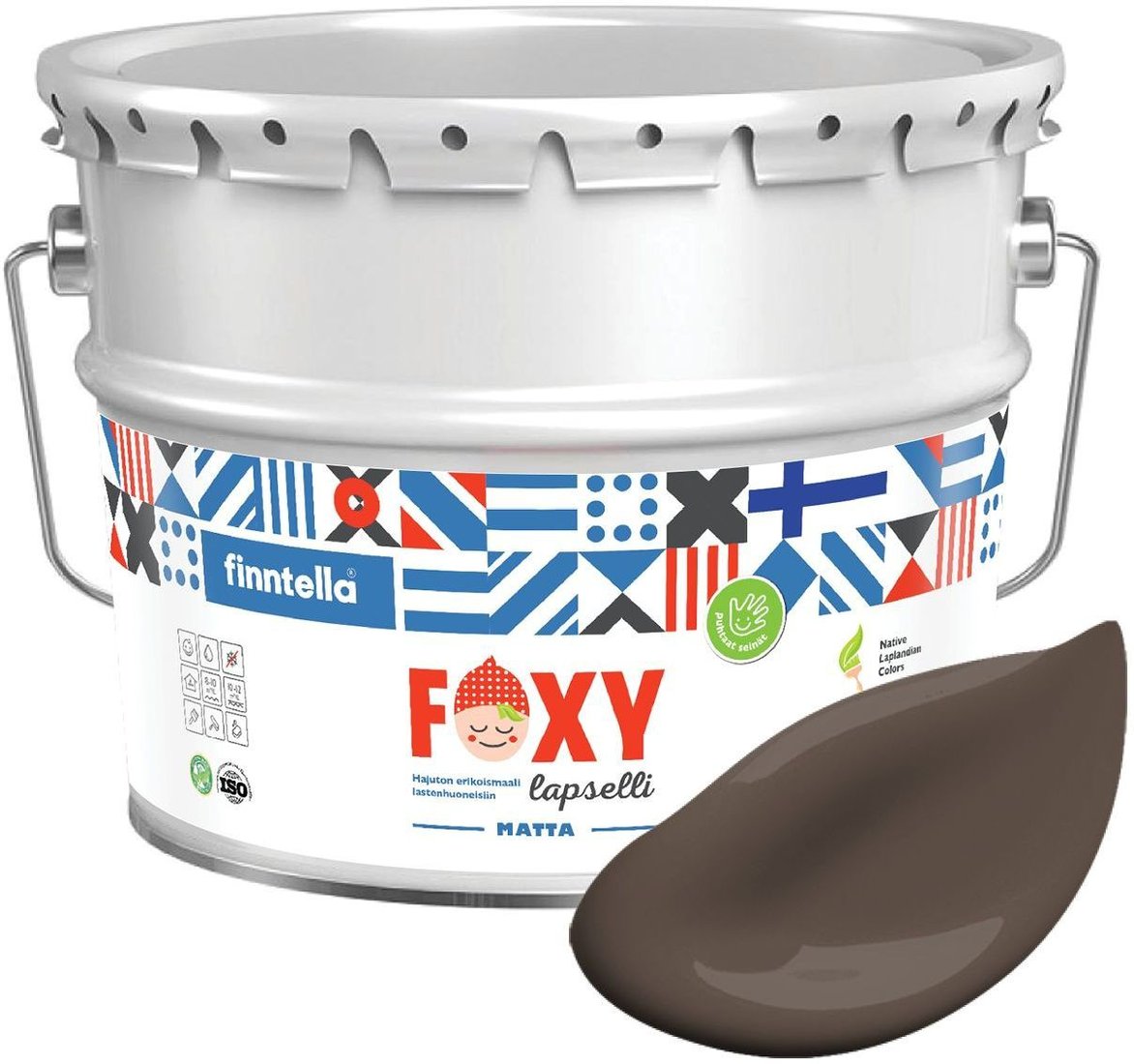 

Краска Finntella Foxy Lapselli Matte Kartio F-50-1-9-FL217 9 л (коричневый)
