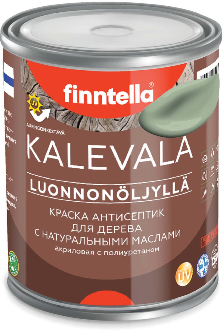 

Краска Finntella Kalevala Pastellivihrea F-13-1-1-FL042 0.9 л (зеленый)