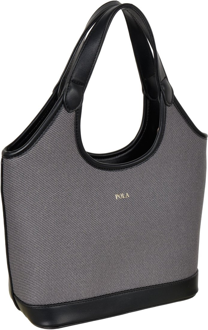 

Женская сумка Pola 2446 (черный/серый)
