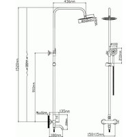 Душевая система  Diadonna Д65-35005S