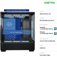 Корпус XASTRA Q500 3ARGB-C10 (черный)