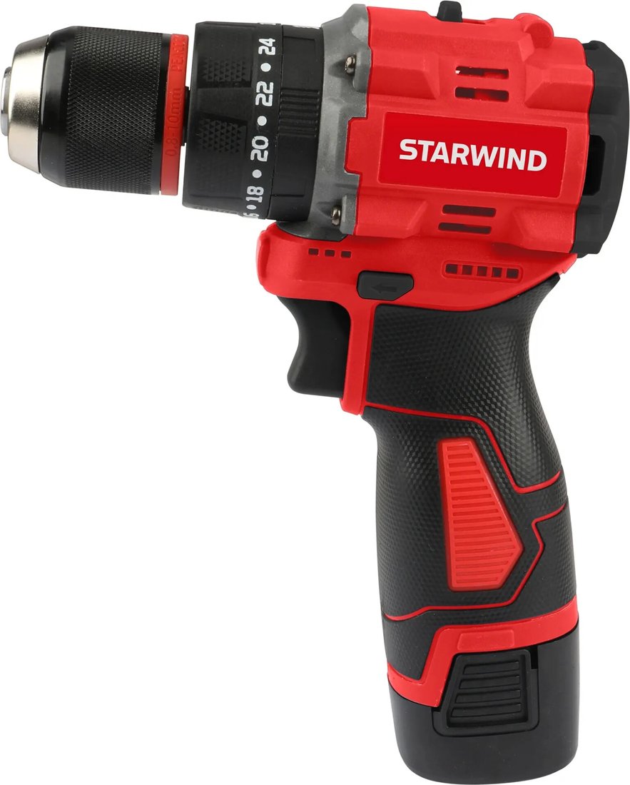 

Ударная дрель-шуруповерт StarWind CDBT16-2.0/2HS1 (с 2-мя АКБ, кейс)