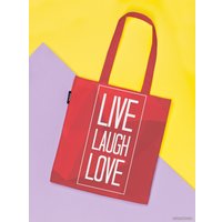 Сумка шоппер JoyArty Live.Laugh.Love bsh_53840