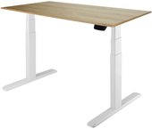 Unique Ergo Desk 1380x800x18мм (дуб натуральный/белый)