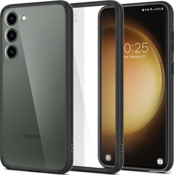 Чехол для телефона Spigen Ultra Hybrid для Galaxy S23 ACS05715 (черный)