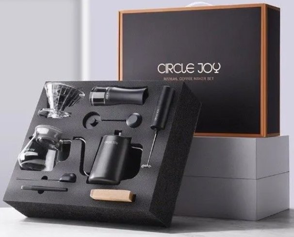

Кофейник Circle Joy Manual Coffee Maker Set 9 in 1 CJ-CFS01