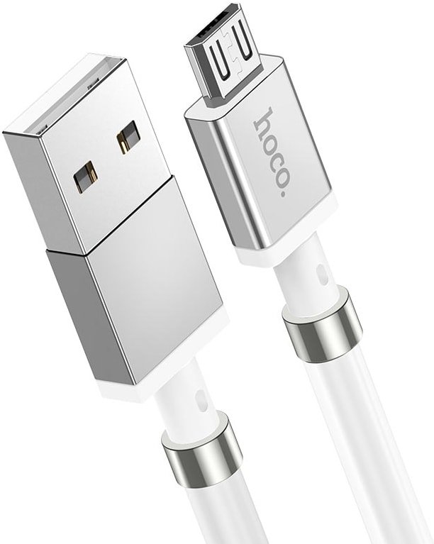 

Кабель Hoco U91 Magic Magnetic USB - Micro-USB (1 м, белый)