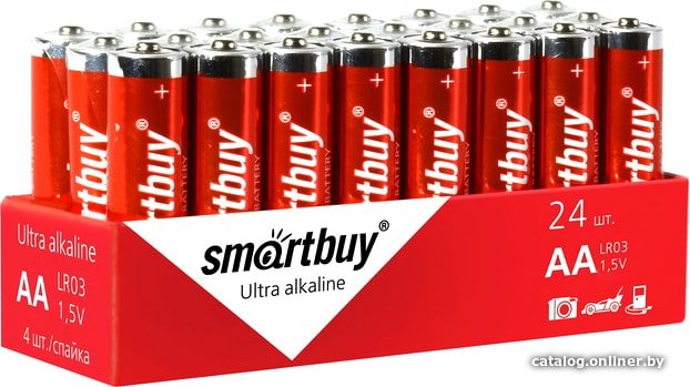 Батарейка SmartBuy Ultra Alkaline AA 24 шт. SBBA-2A24S