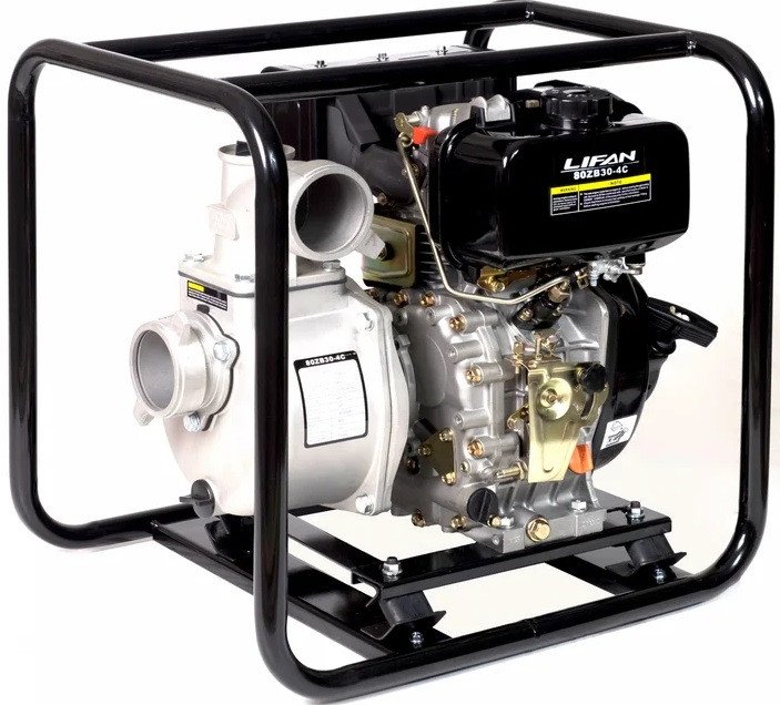 Мотопомпа Lifan 80ZB30-4С