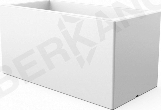 

Кашпо Berkano Cubric 80*40 (белый)