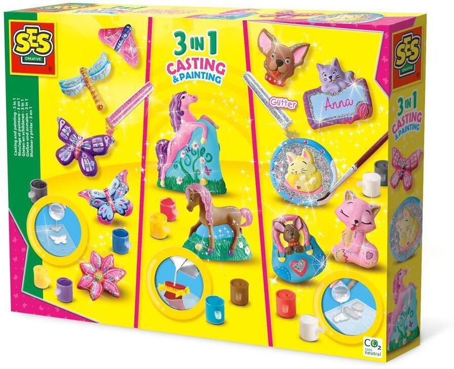 

Набор для создания поделок/игрушек SES Creative Из гипса Создай и разукрась 01288