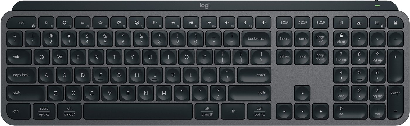 Клавиатура Logitech MX Keys S 920-011600 (космический серый, нет кириллицы)