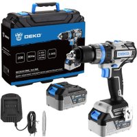 Ударная дрель-шуруповерт Deko DKCID20 063-4421 (с 2-мя АКБ, кейс)