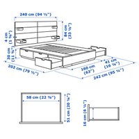 Кровать-тахта Ikea Nordli s69241422