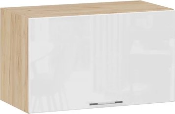 

Шкаф навесной Трия Весна 1В8Г с одной откидной дверью (дуб крафт золотой/белый глянец)