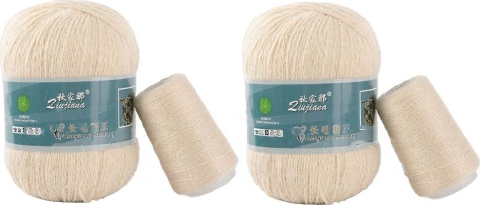 

Набор пряжи для вязания ХоббиБум Пух норки 046 50 г 340 м (кремовый)