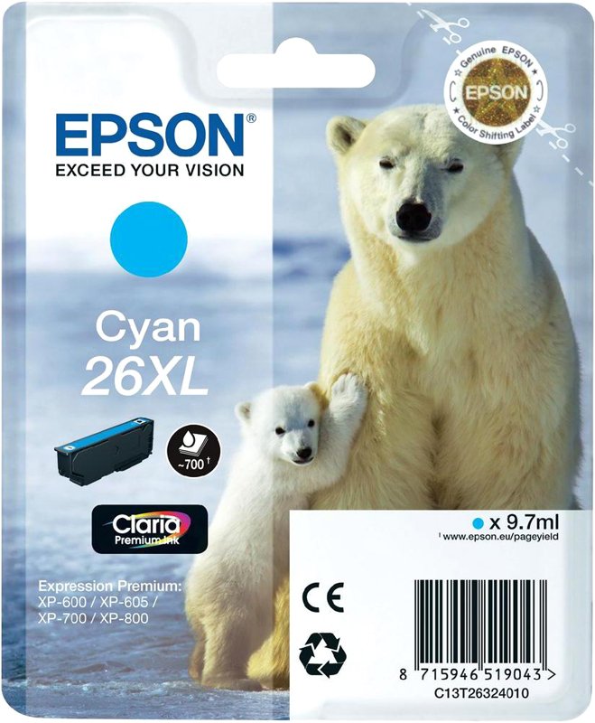 

Картридж Epson C13T26324010