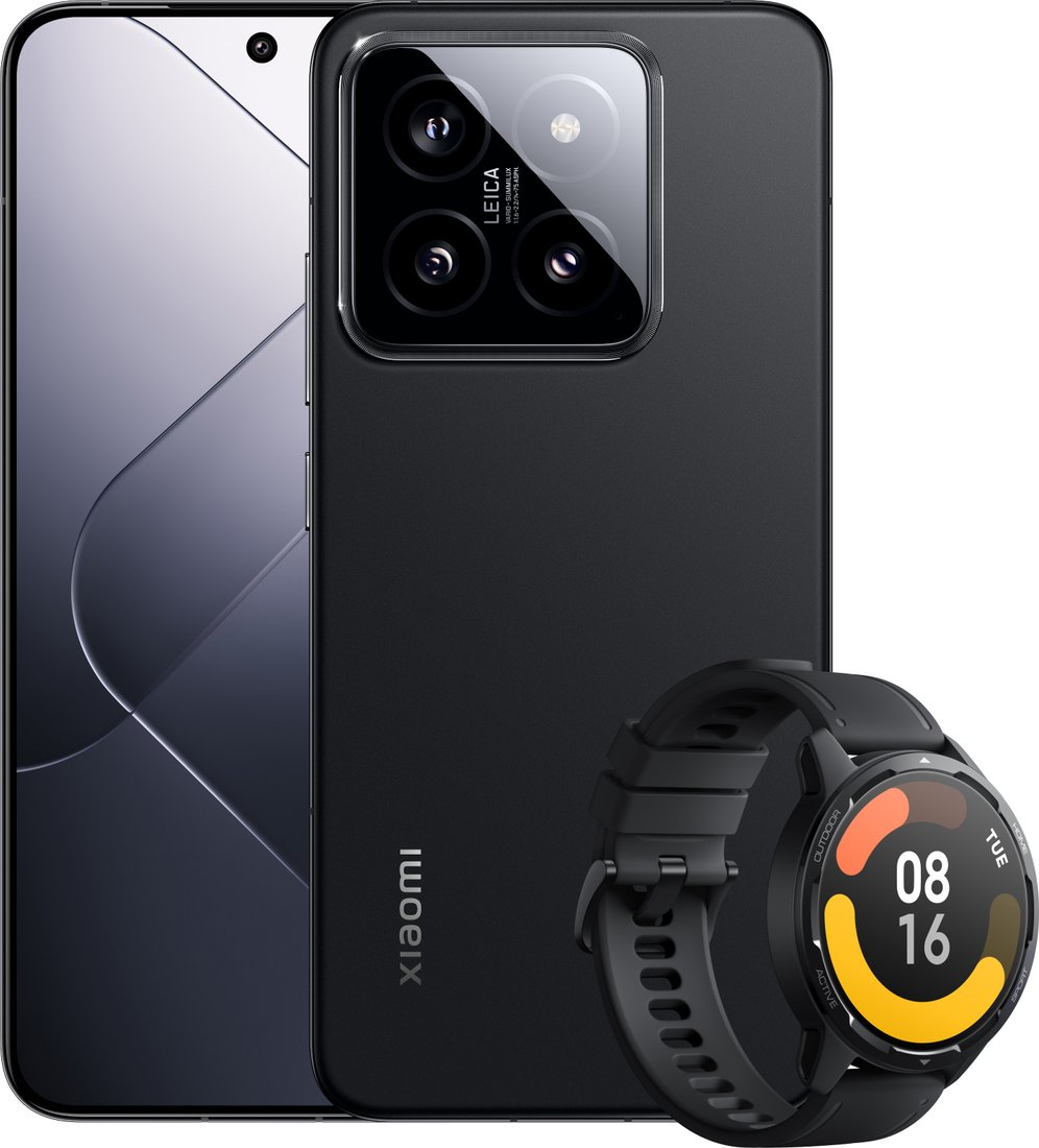 

Телефон Xiaomi 14 12GB/512GB международная версия (матовый черный) и умные часы Xiaomi Watch S1 Active (черный) по акции