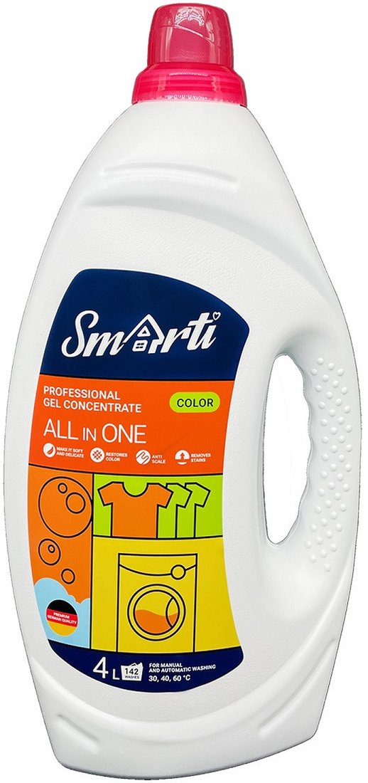 

Гель для стирки Smarti All in One Для цветного белья (4 л)