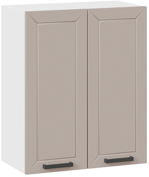 

Шкаф навесной Трия Лорас 1В6 (белый/холст латте)