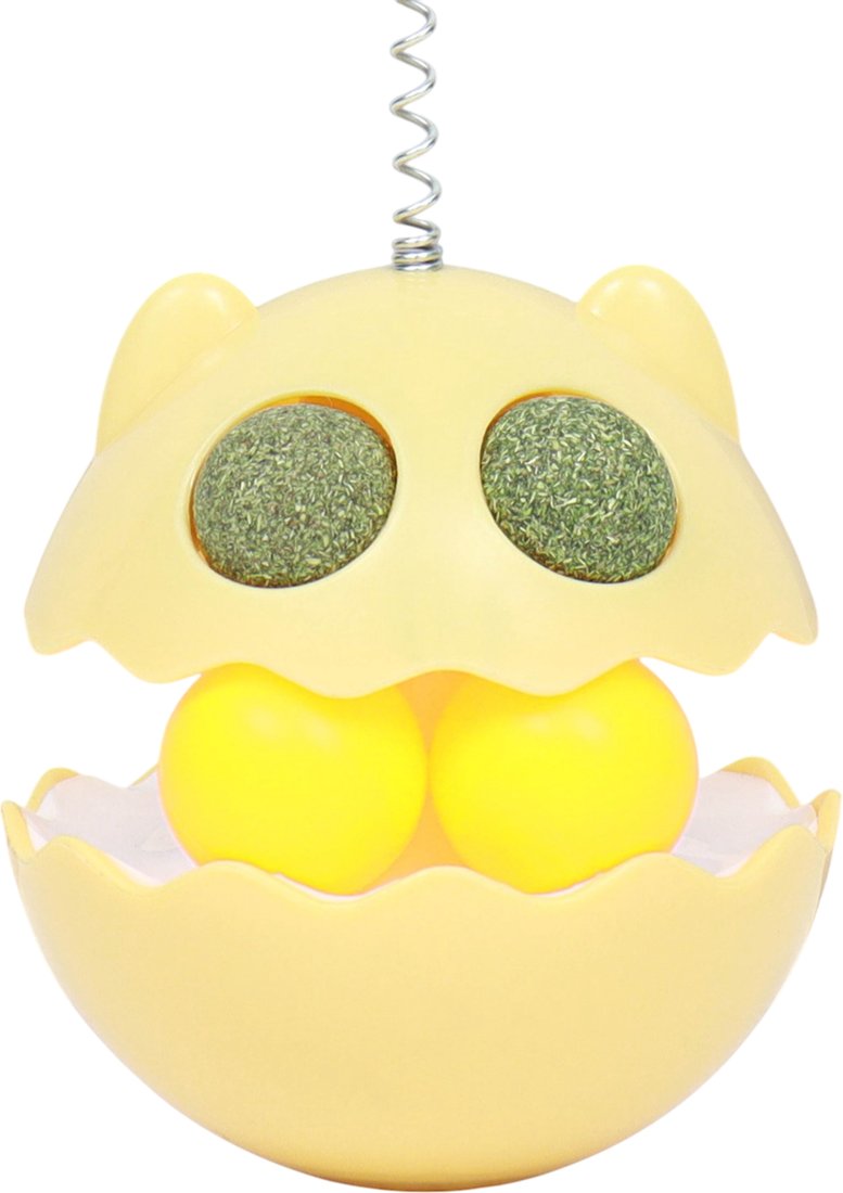 

Игрушка для кошек Sima-Land Неваляшка 9915562 (желтый)