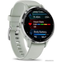 Умные часы Garmin Venu 3S (шалфей, с силиконовым ремешком)