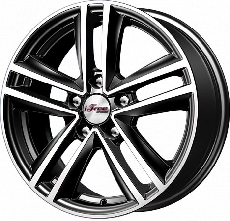 

Литые диски iFree Катар (КС885) 16x6.5" 5x108мм DIA 67.1мм ET 40мм Блэк Джек