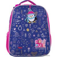 Школьный рюкзак Mike&Mar Снеговик (темно-синий/розовый)