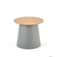 Журнальный столик Halmar Azurra-s 49x43 (натуральный/серый)