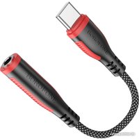 Адаптер Borofone BV17 USB Type-C - Jack 3.5 (черный)