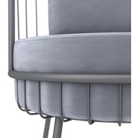 Диван Sheffilton SHT-SF8 (стальной серый/графит муар)