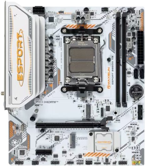 

Материнская плата Maxsun eSport B850M WiFi Ice