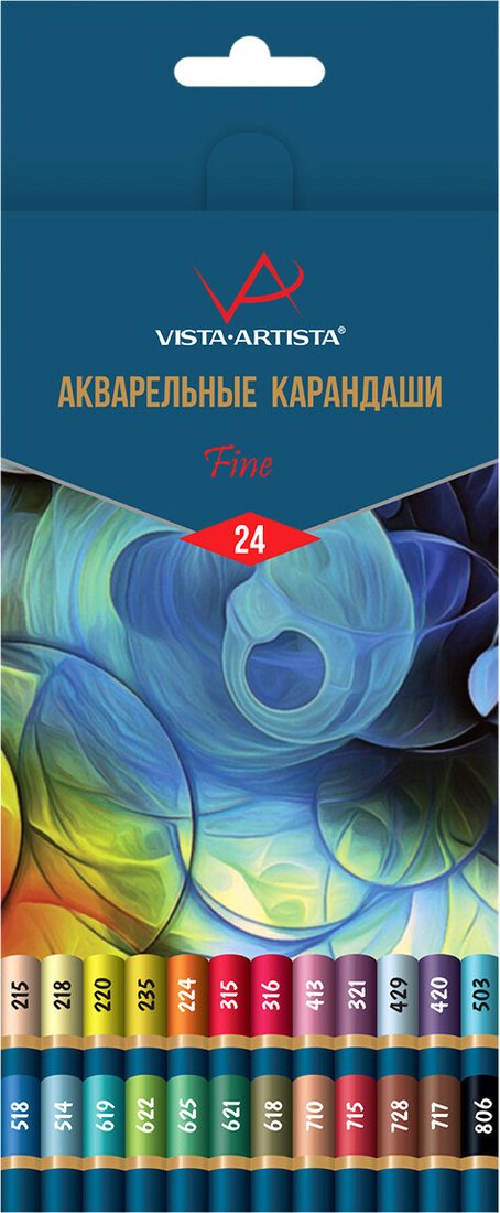 

Набор акварельных карандашей Vista-Artista Fine VFWP-24 (24 цв)