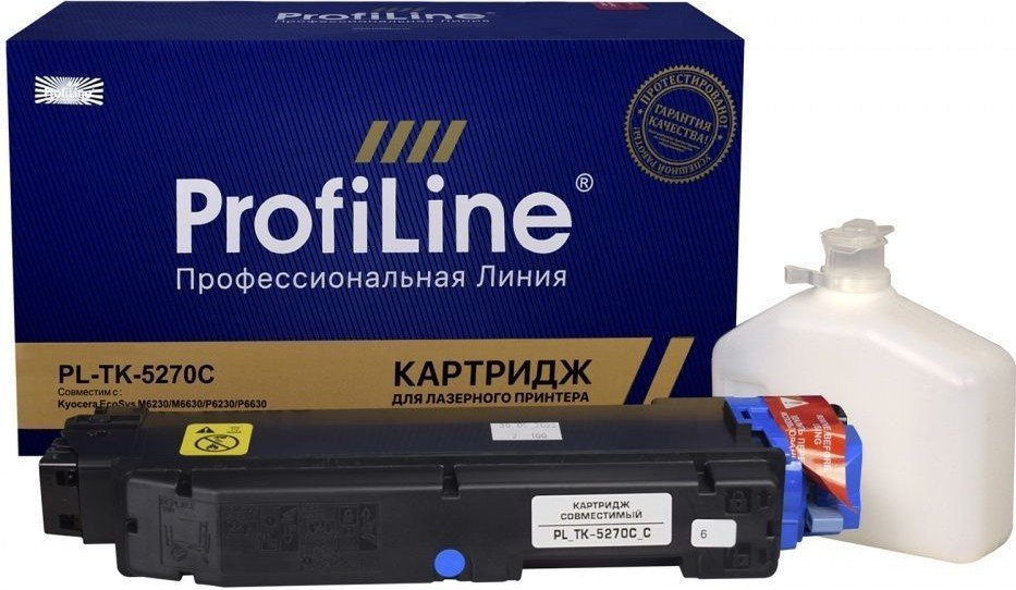 

Картридж ProfiLine PL-TK-5270C-С (аналог Kyocera TK-5270C)