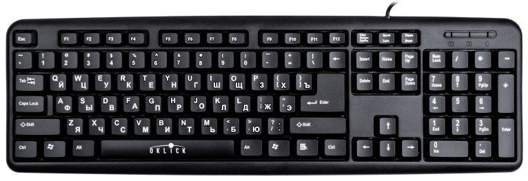 

Клавиатура Оклик 180M Standard Keyboard