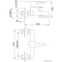 Смеситель Juguni Pegas 0402.607