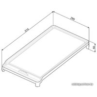 Гриль накладной Smeg TPKTR9