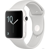 Умные часы Apple Watch Series 2 38mm White Ceramic with Cloud Sport Band [MNPF2]