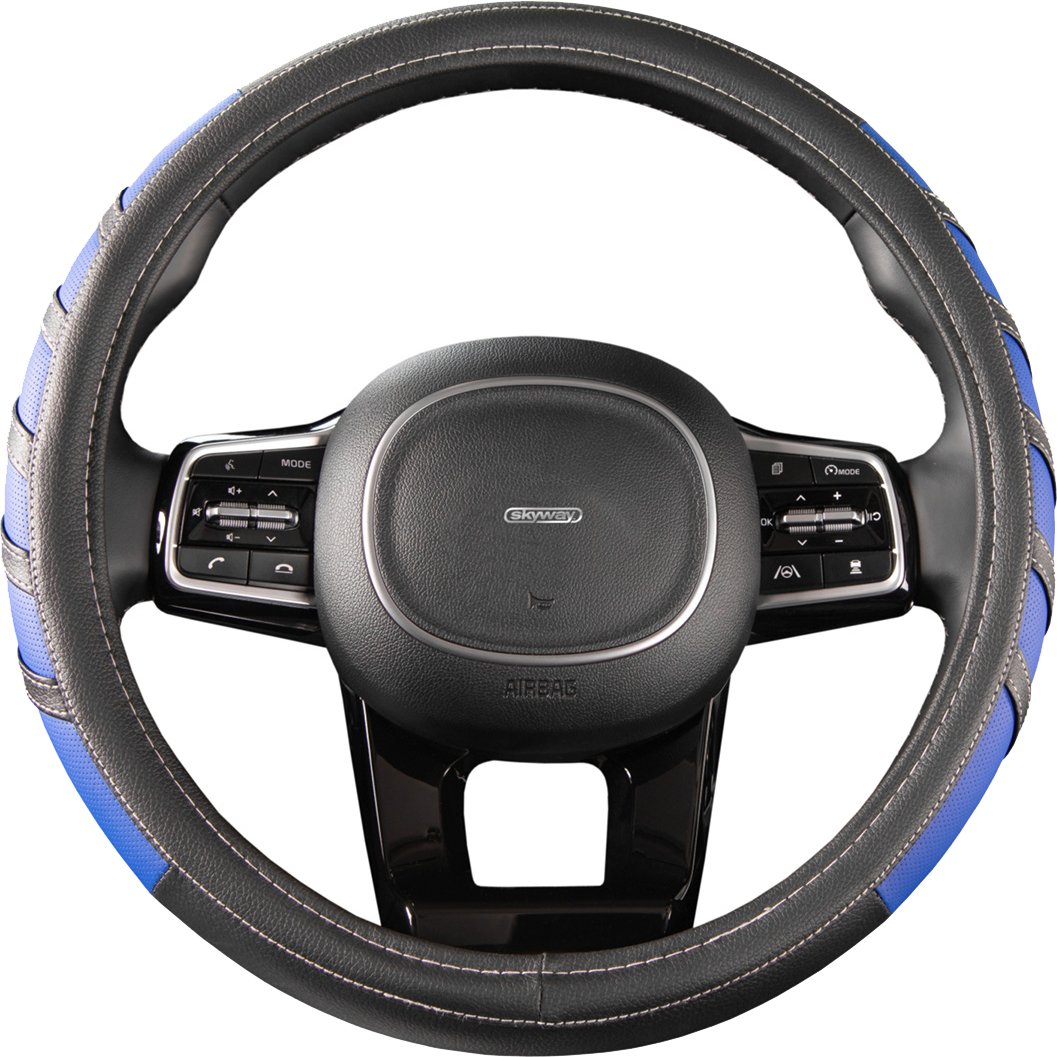 

Оплетка на руль Skyway Eco Combo 2 M S01102065 (черный/синий)