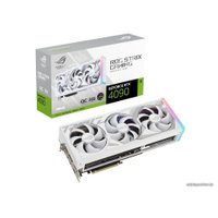 Видеокарта ASUS ROG Strix GeForce RTX 4090 24GB GDDR6X White OC Edition ROG-STRIX-RTX4090-O24G-WHITE