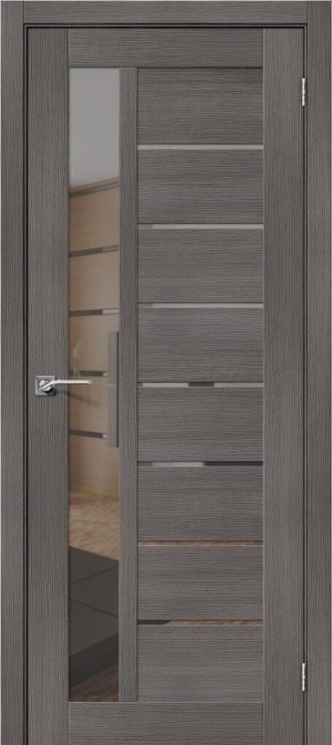 

Межкомнатная дверь el'Porta Порта-27 60x200 (Grey Veralinga Mirox Grey)