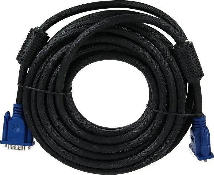 Кабель VCOM VVG6448-20MC VGA - VGA (20 м, черный)