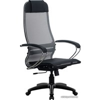 Офисное кресло Metta SU-1-BK Комплект 4, Pl тр/сечен (резиновые ролики, серый)
