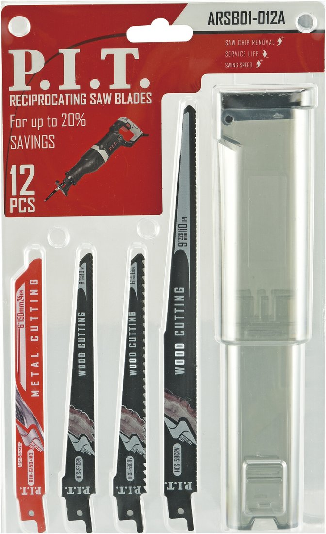 

Набор пильных полотен P.I.T. ARSB01-012A