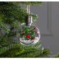 Елочная игрушка Luazon Листочек 4357253 (теплый белый)