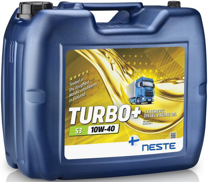 Моторное масло Neste Turbo+ S3 10W-40 20л