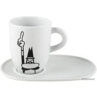 Чашка с блюдцем Bialetti Y0TZ101